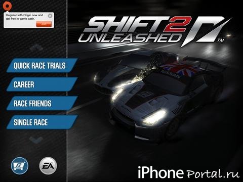 SHIFT 2 Unleashed for iPad (Wolrd) v1.2.95 [Игры для iPad]